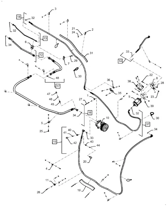 47695626 - Шланг конд. T9.615/St.